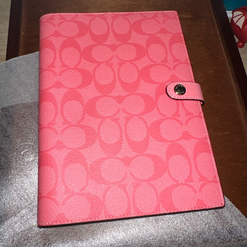 NWT Coach Strawberry Lemonade Notebook